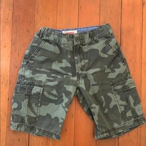 Levi’s Boys Camo Cargo Shorts w/ Adjustable Waist